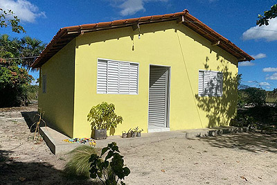 casa na fase final de construção