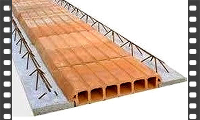 Laje treliça h=8cm com lajota cerâmica